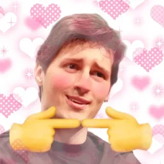 🥺 이모지, 남자, 사랑, 귀여운, 하트, 애정 telegram sticker