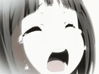 😭 Anime, Płacz, Smutny, Emocjonalny, Dziewczyna telegram sticker