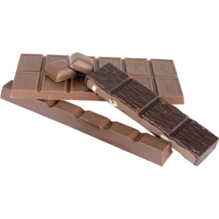 👶 chocolate, food, sweet, dessert, candy whatsapp sticker