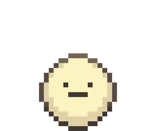 😉 pixel art, egg, character whatsapp sticker