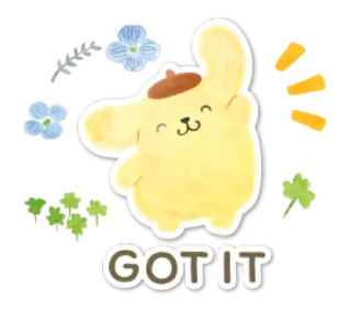 🧁 GOT IT perro, lindo, dibujo animado, entendido, cachorro, feliz whatsapp sticker