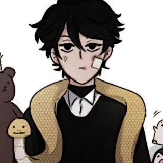 🎶 serpente, anime, cartone animato, personaggio, illustrazione telegram sticker
