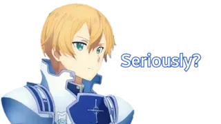 😍 Seriously? Anime, Ernsthaft, Ausdruck, Frage, Sarkasmus whatsapp sticker