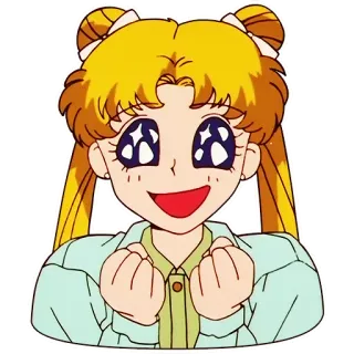 🤩 Sailor Moon Anime, Cartone animato, Manga, Magical Girl whatsapp sticker