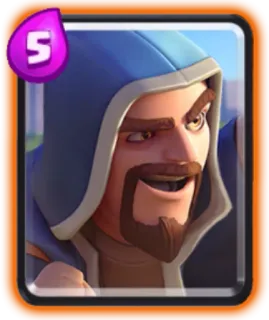 😏 Wizard Clash Royale 마법사, 마법, 클래시 로얄, 게임 telegram sticker