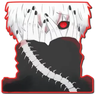 😥 Ken Kaneki Tokyo Ghoul Anime, Kaneki, Tokyo Ghoul, Ghoul, Terror telegram sticker