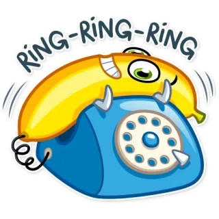 Lovely Banana telegram stickers