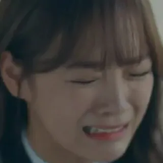 😭 tristesse, pleurer, contrarié(e), femme, émotion, portrait telegram sticker