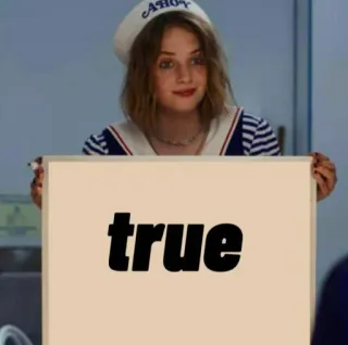 🔭 Robin Buckley Stranger Things true Robin Buckley, Stranger Things, sailor, true, meme, tv show telegram sticker