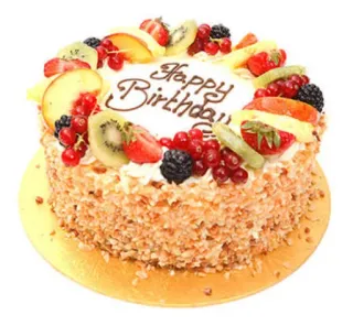🍰 Happy Birthday birthday, cake, fruit, dessert, food, celebration telegram sticker