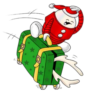 Bee-Beep Chrismas @tikelku whatsapp stickers