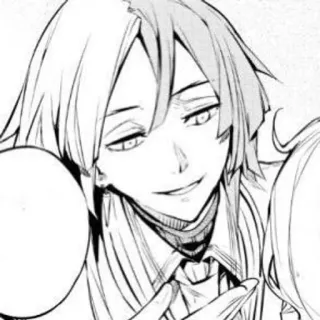 🐁 Fyodor Dostoevsky Bungo Stray Dogs Anime, Manga, Fjodor Dostojevski, Bungo Stray Dogs telegram sticker