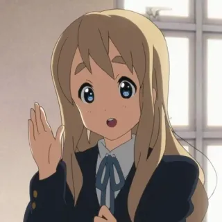 🍵 Аниме, Девушка, Школьная форма, Милая, Мультфильм, Персонаж telegram sticker