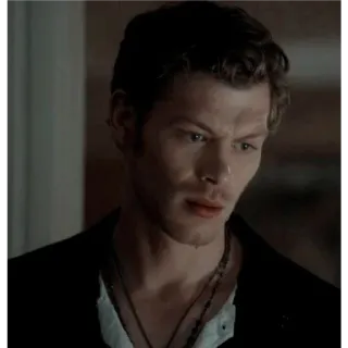 🙂 Klaus Mikaelson The Vampire Diaries personaggio, vampiro, serie tv, the vampire diaries, klaus mikaelson, joseph morgan telegram sticker