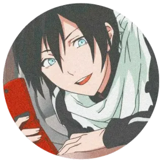 🌟 Yato Noragami 动漫, 神, 野良神, 夜斗, 角色 whatsapp sticker
