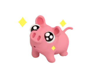 ✨ cochon, animal, mignon, kawaii telegram sticker