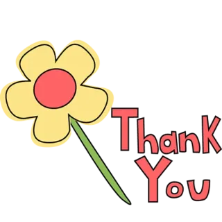 🙏 Thank You obrigado, flor, saudação, apreço telegram sticker