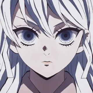 🤍 Anime, Garota, Cabelo branco, Personagem, Mangá telegram sticker