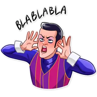 Robbie Rotten telegram stickers