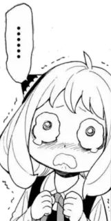 😭 Anya Spy x Family ...... anime, manga, spy x family, anya, expression, shocked, cute telegram sticker