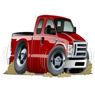 🤗 грузовик, автомобиль, транспортное средство, транспорт, пикап telegram sticker