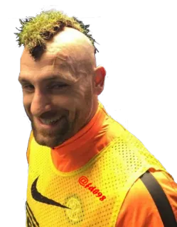 🐔 @fd98 人物, サッカー選手, アスリート, 男性, ポートレート, ヘアカット telegram sticker