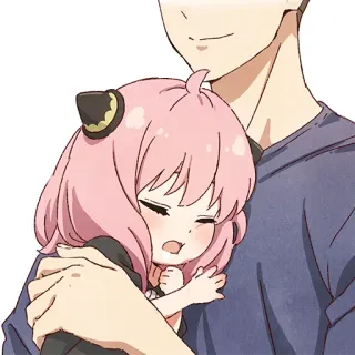 😪 Anya Forger Spy x Family Anime, Fille, Cheveux roses, Mignon, Dormir, Spy x Family, Famille Forger telegram sticker