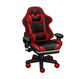 🎁 chaise gaming, rouge, chaise, meuble, chaise de bureau, ergonomique whatsapp sticker