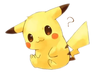 🧐 Pikachu Pokemon Pikachu, Pokémon, Dibujos animados, Animal, Amarillo, Personaje whatsapp sticker