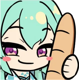 😏 Anime, Desenho animado, Dedo do meio, Grosseiro, Ofensivo telegram sticker