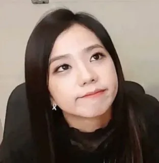 😧 Jisoo kpop, cantora, blackpink, celebridade, mulher, retrato telegram sticker