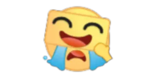 😭 emoji, laughing, funny, crying, tears, happy telegram sticker