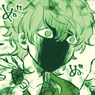 🌟 ぬ Anime, Manga, Sốc, Sợ hãi, Đau khổ whatsapp sticker