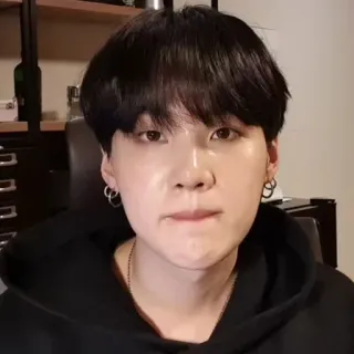 🌻 Suga kpop, suga, bts, singer, musician, idol, portrait telegram sticker