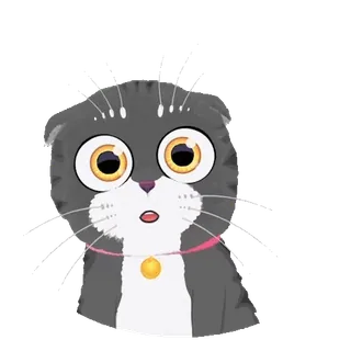 👍 cat, sticker, animal, cartoon, cute, pet telegram sticker