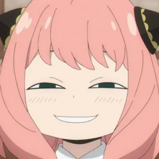 😏 Anya Forger Spy × Family Anime, Spy x Family, Anya Forger, Cartoon, Süß, Meme whatsapp sticker