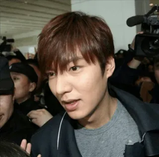 😐 Lee Min-ho attore, coreano, celebrità, uomo, ritratto telegram sticker