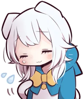 😅 Anime, Desenho animado, Cachorro, Fofo, Triste telegram sticker