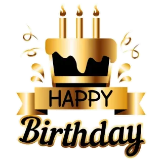 🎂 HAPPY Birthday birthday, cake, celebration, party, festive whatsapp sticker
