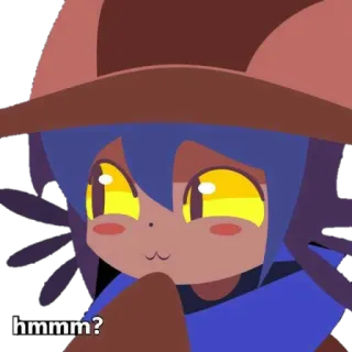😽 Niko OneShot hmmm? kucing, berpikir, lucu, oneshot, Niko whatsapp sticker