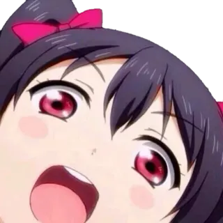 😳 Nico Yazawa Love Live! อนิเมะ, ผู้หญิง, น่ารัก, Love Live, Nico Nico Nii telegram sticker