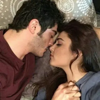 😴 couple, love, romance, kiss, affection, people, relationship telegram sticker