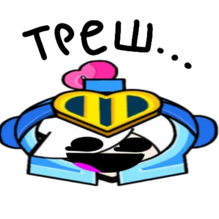 😳 角色, 卡通, 游戏 telegram sticker
