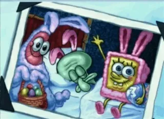 ❤ SpongeBob SquarePants, Patrick Star, Squidward Tentacles SpongeBob SquarePants whatsapp sticker