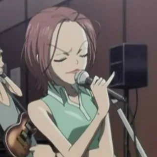 😌 Nana Osaki Nana Anime, Ca sĩ, Âm nhạc, Micro, Punk, Rock telegram sticker
