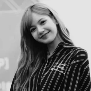 ⛲️ Lisa Лиса, Blackpink, K-Pop, Певица, Знаменитость, Женщина, Улыбка telegram sticker