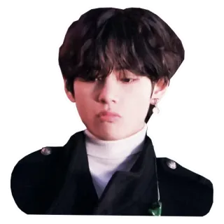 🥺 V kpop, cantante, v, bts, pop coreano, idol telegram sticker