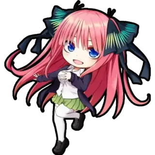 😍 Anime, Chibi, Dessin animé, Fille, Mignon, Kawaii telegram sticker