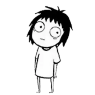 🙄 cartoon, anime, character, drawing, sticker, eyes telegram sticker