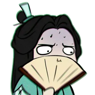😰 fuck fan, hoạt hình, xấu hổ, sốc, anime, châu Á telegram sticker